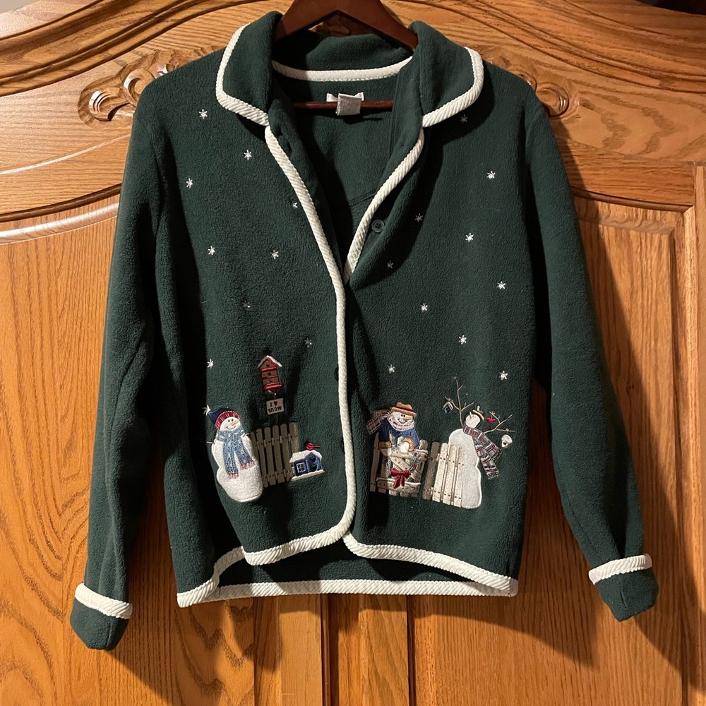 Croft and Barrow Cute Snowman Jacket